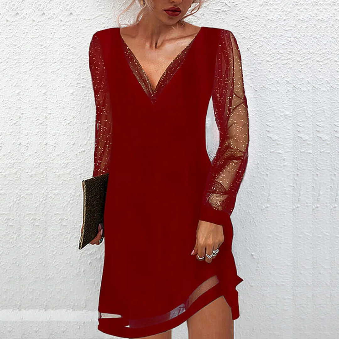 Robe à manches en dentelle LILA™