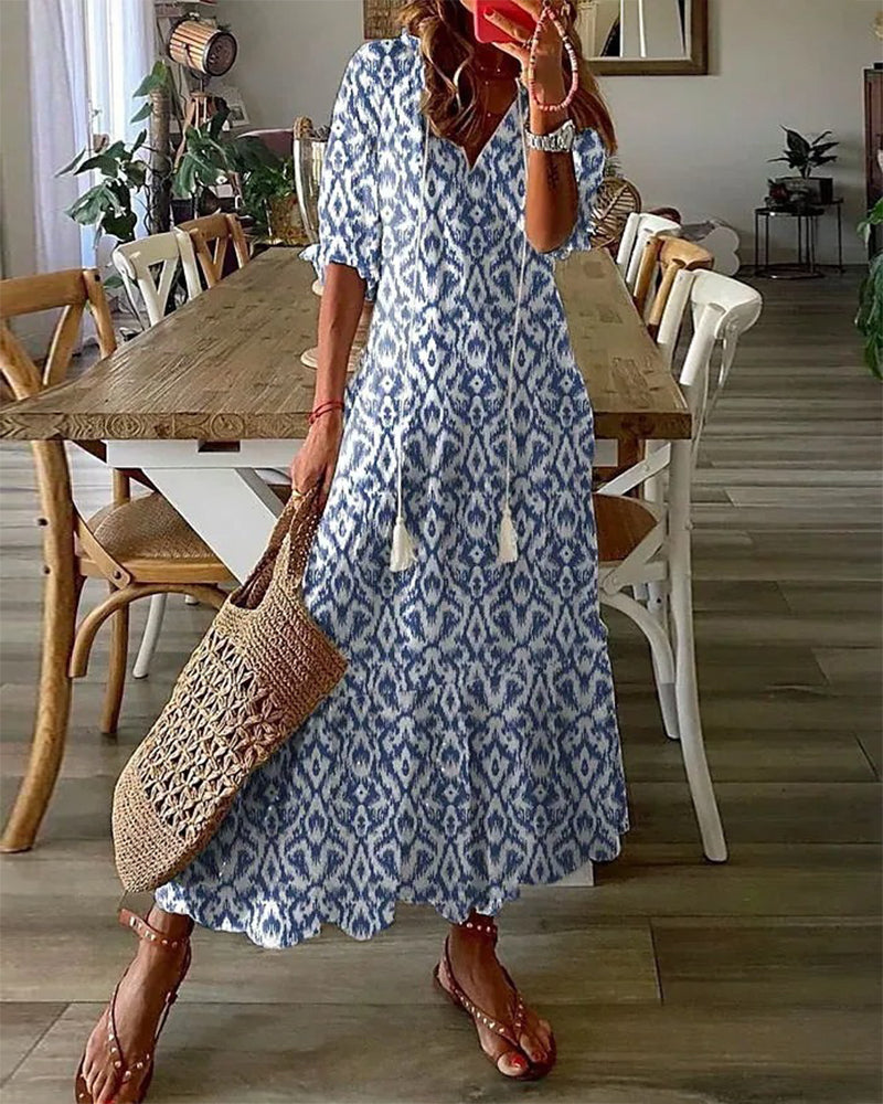 CASSIA™ - Robe bohème couvrant le ventre 