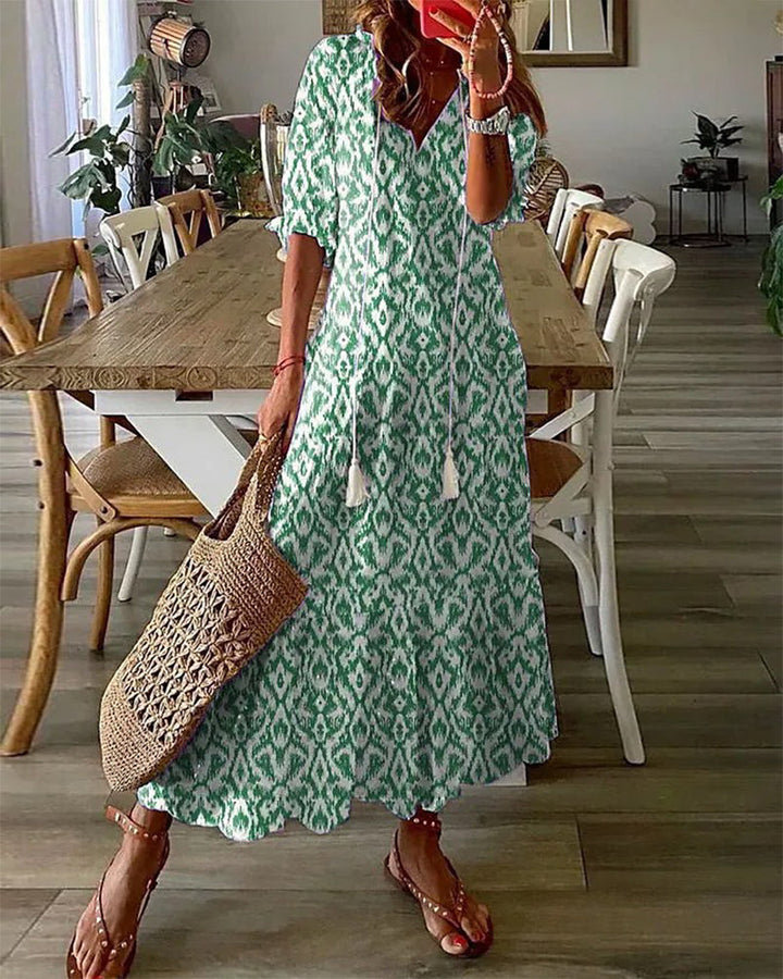 CASSIA™ - Robe bohème couvrant le ventre 