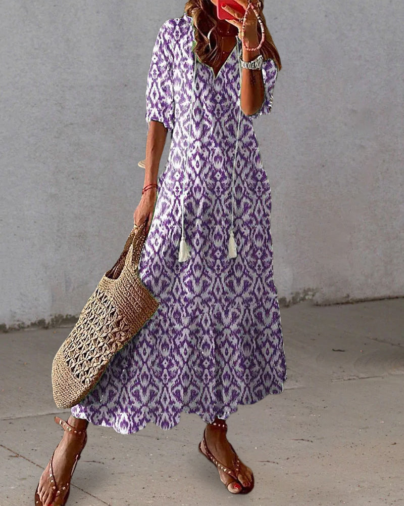 CASSIA™ - Robe bohème couvrant le ventre 