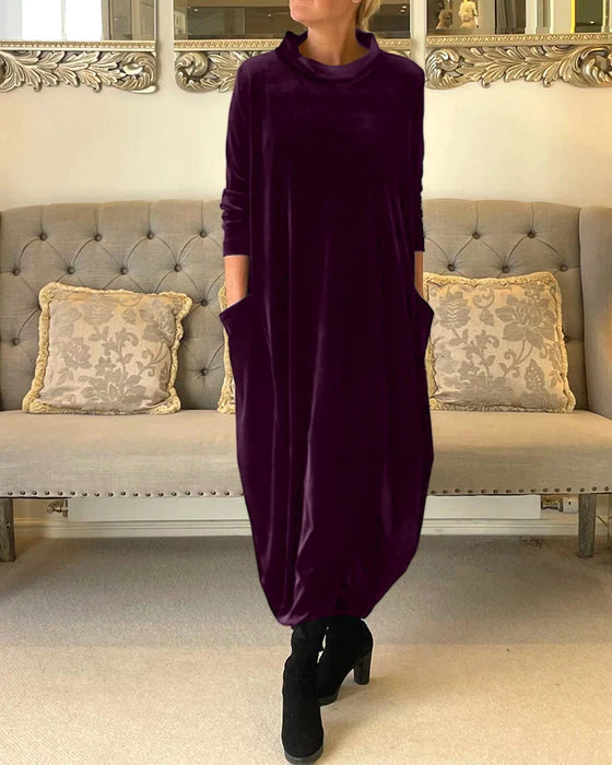 ELORA™ - Robe de soirée en velours 