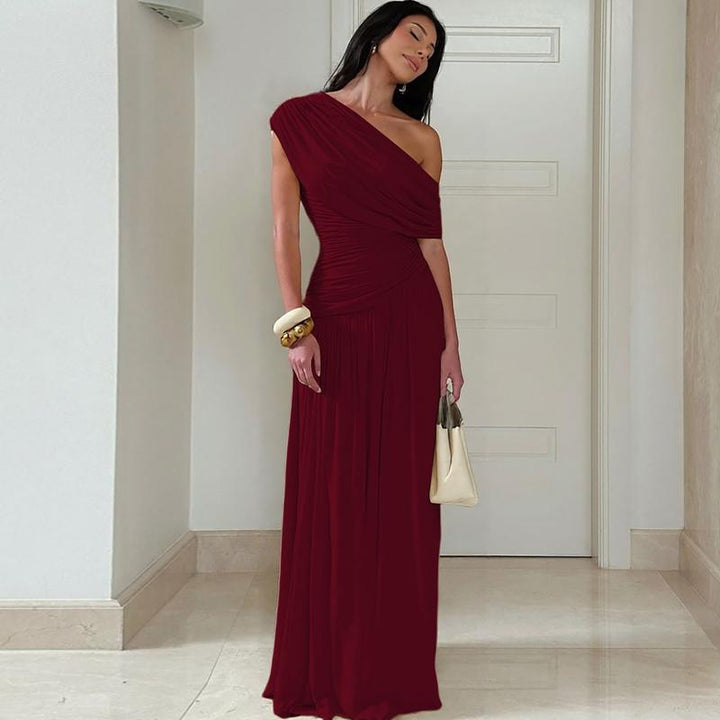 MANO™ - Élégante robe de soirée moulante asymétrique