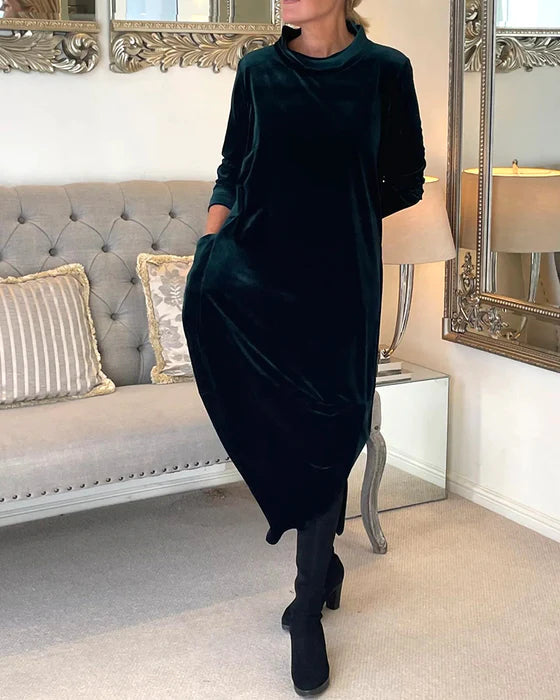 ELORA™ - Robe de soirée en velours 