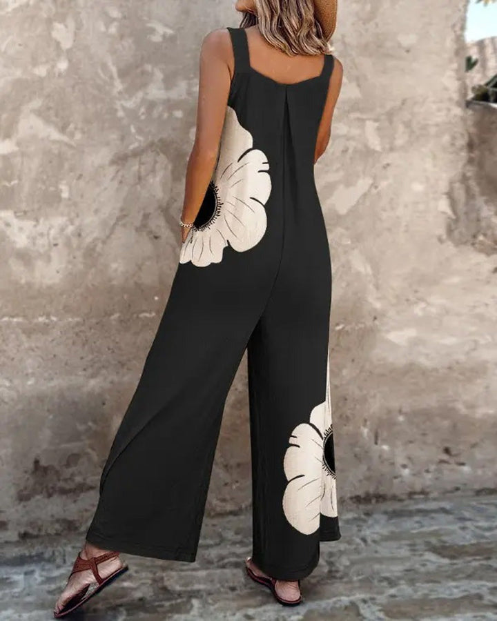 Kate | Floral Print Jumpsuit