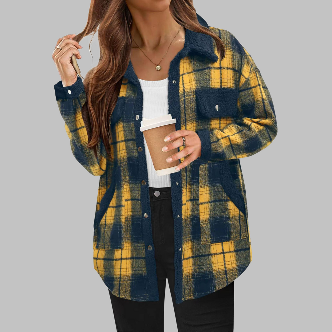 ZENY™ - Veste classique à manches longues boutonnée