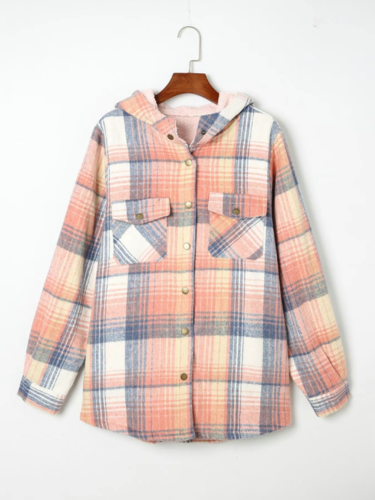 HANNAH™ - Veste à carreaux chic