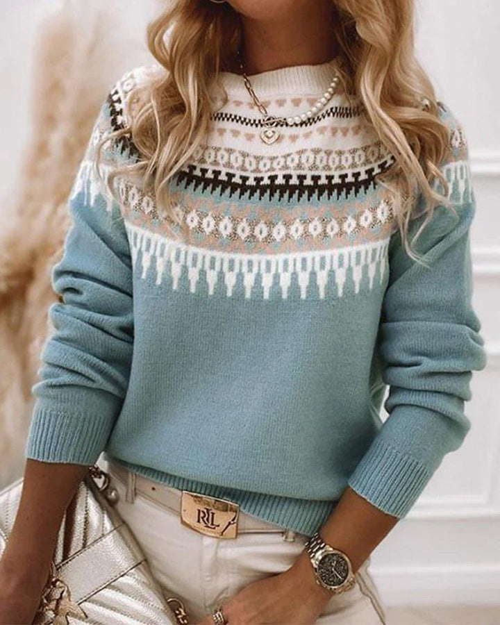 AVERY™ - Pull en maille Fair Isle