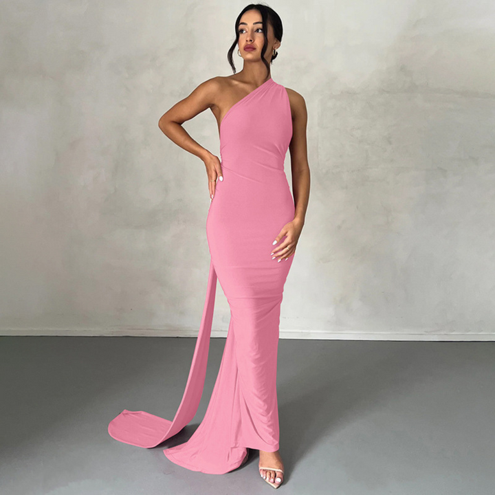 MARGOT™ - Robe moulante élégante sans manches à col halter