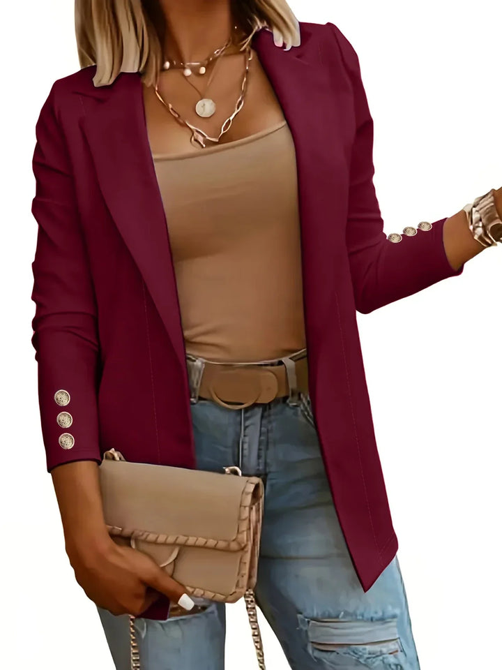 EMMA™ - Veste chic ouverte sur le devant