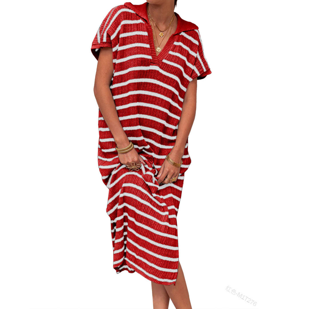 ODESSA™ - Robe longue ample fendue et élégante pour l'été