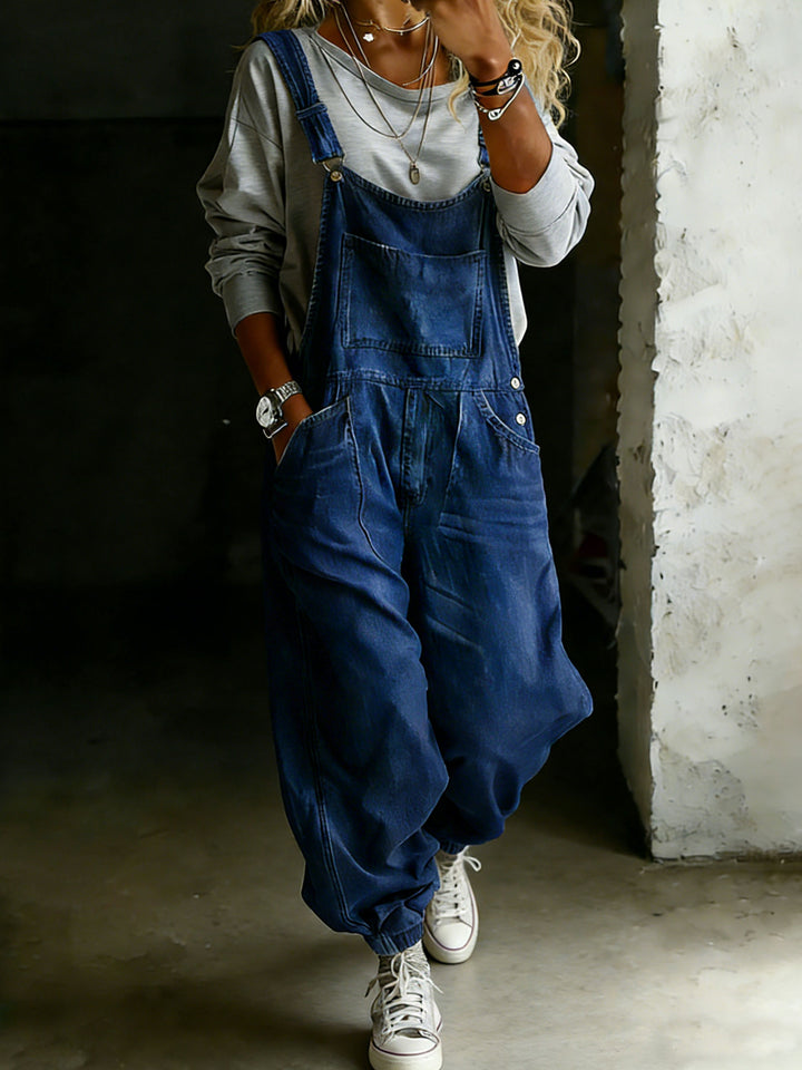 Women’s Relaxed Fit Denim Jumpsuit