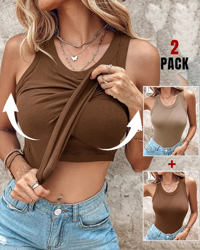 DASHA™ - Débardeur confort avec soutien-gorge intégré (Lot de 2)