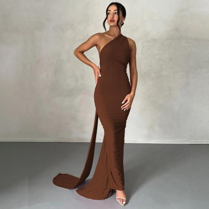 MARGOT™ - Robe moulante élégante sans manches à col halter