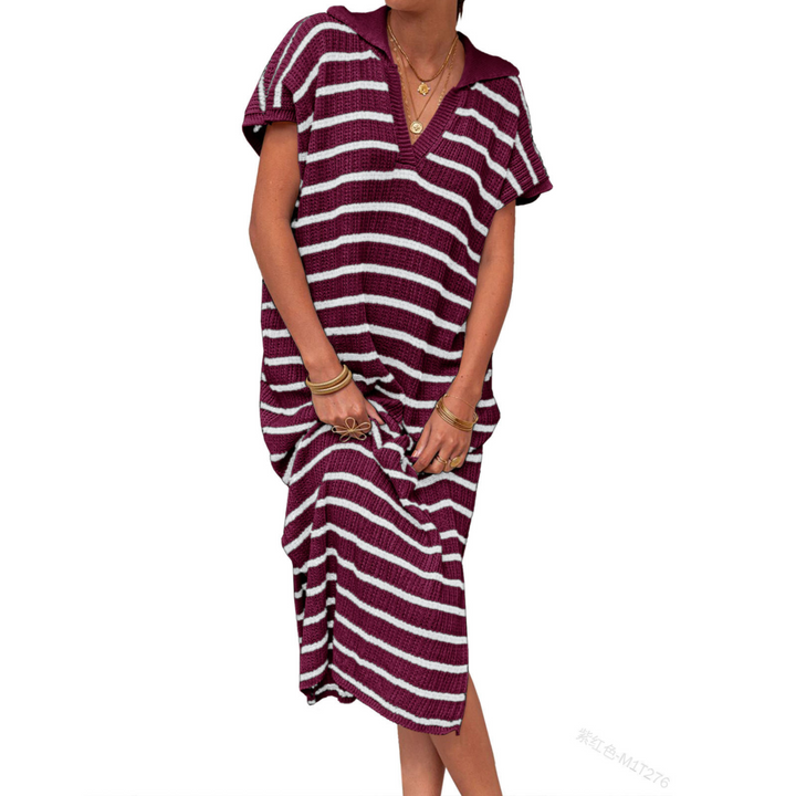 ODESSA™ - Robe longue ample fendue et élégante pour l'été