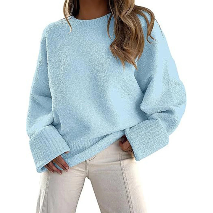 HALEY™ - Pull-over oversize en maille duveteuse et confortable