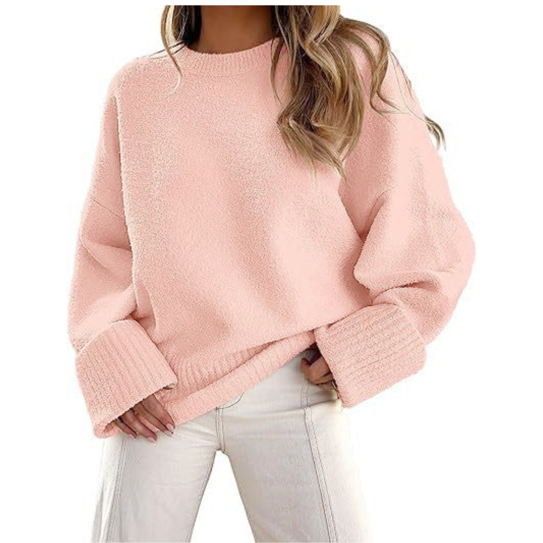 HALEY™ - Pull-over oversize en maille duveteuse et confortable
