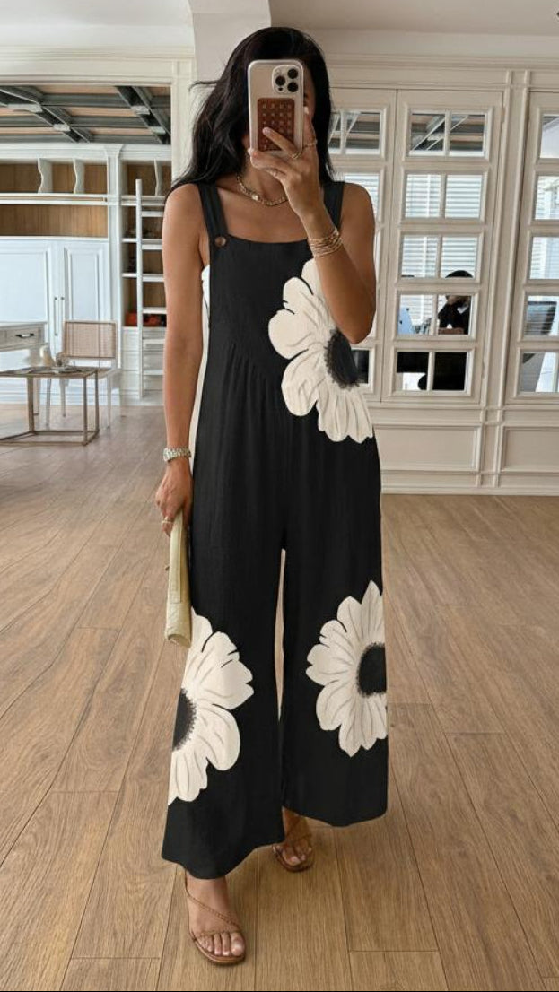 Kate | Floral Print Jumpsuit