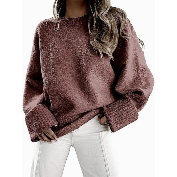 HALEY™ - Pull-over oversize en maille duveteuse et confortable