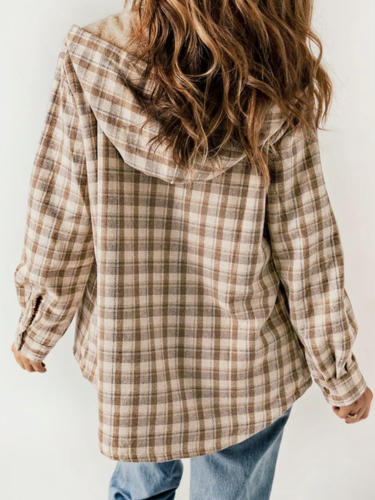 HANNAH™ - Veste à carreaux chic