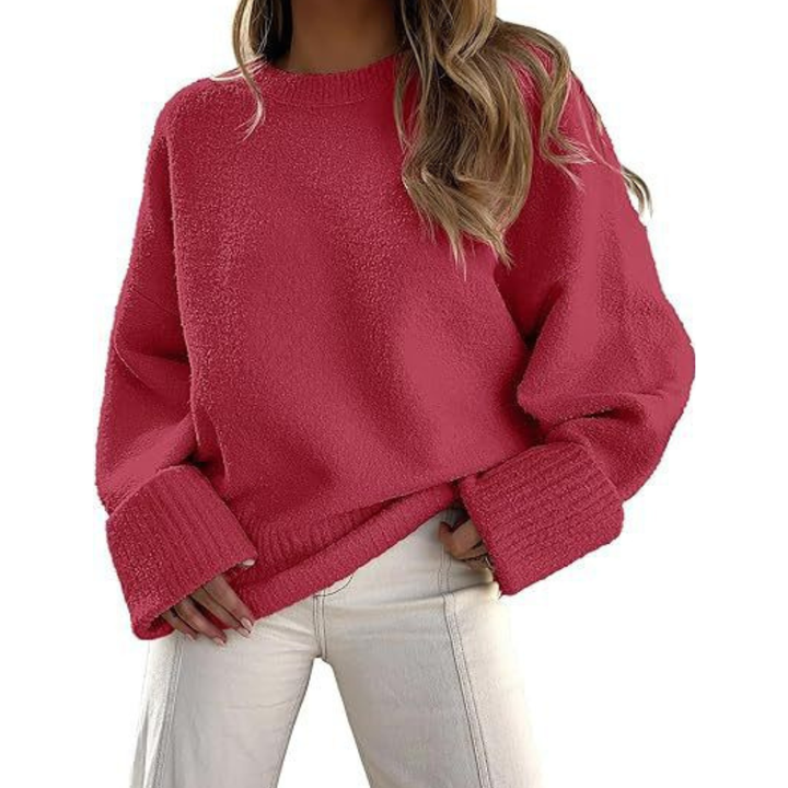 HALEY™ - Pull-over oversize en maille duveteuse et confortable