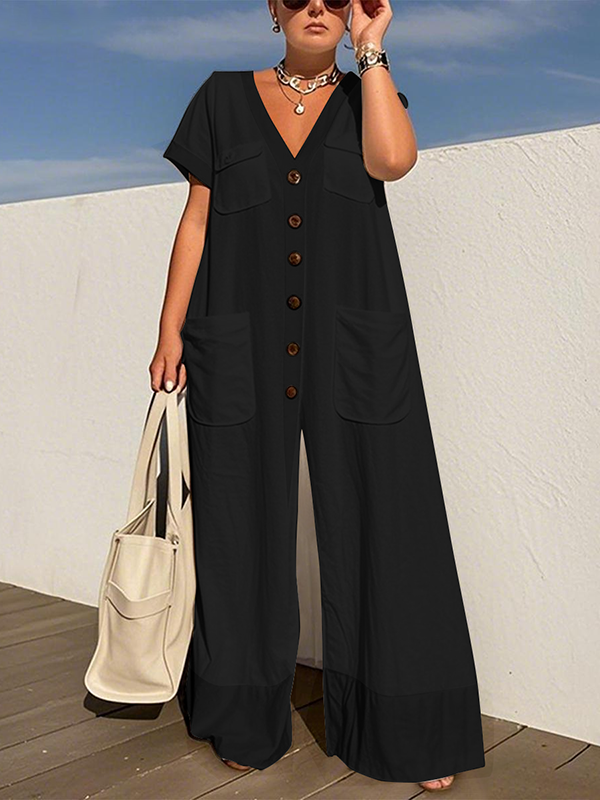 Sherry | V-Neck Jumpsuit