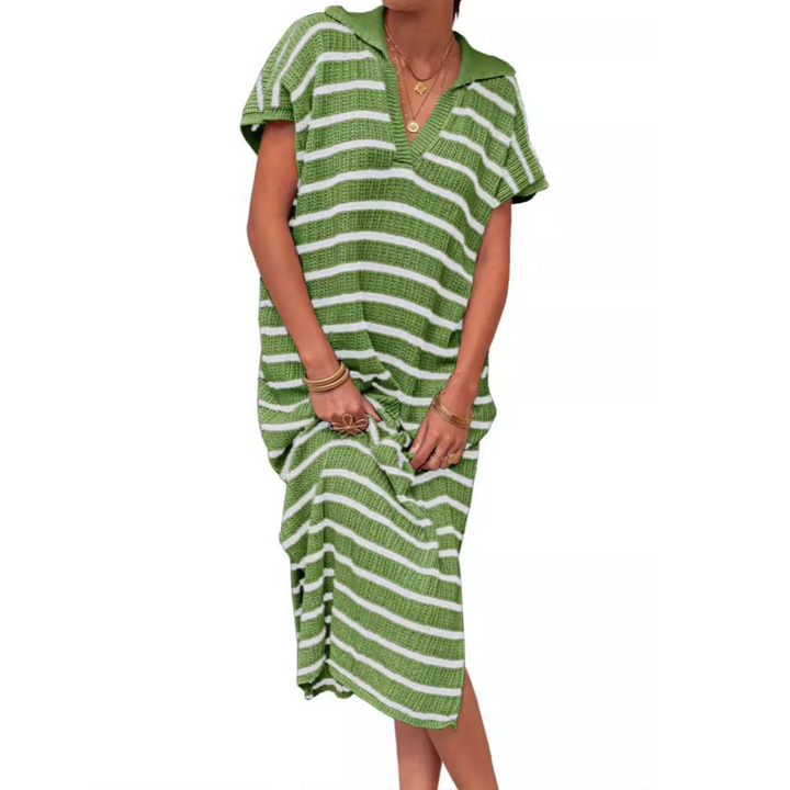 ODESSA™ - Robe longue ample fendue et élégante pour l'été