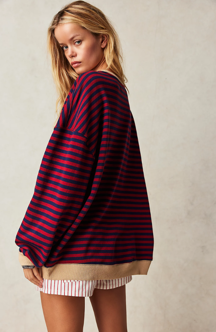 Ashley | Pull rayé ludique