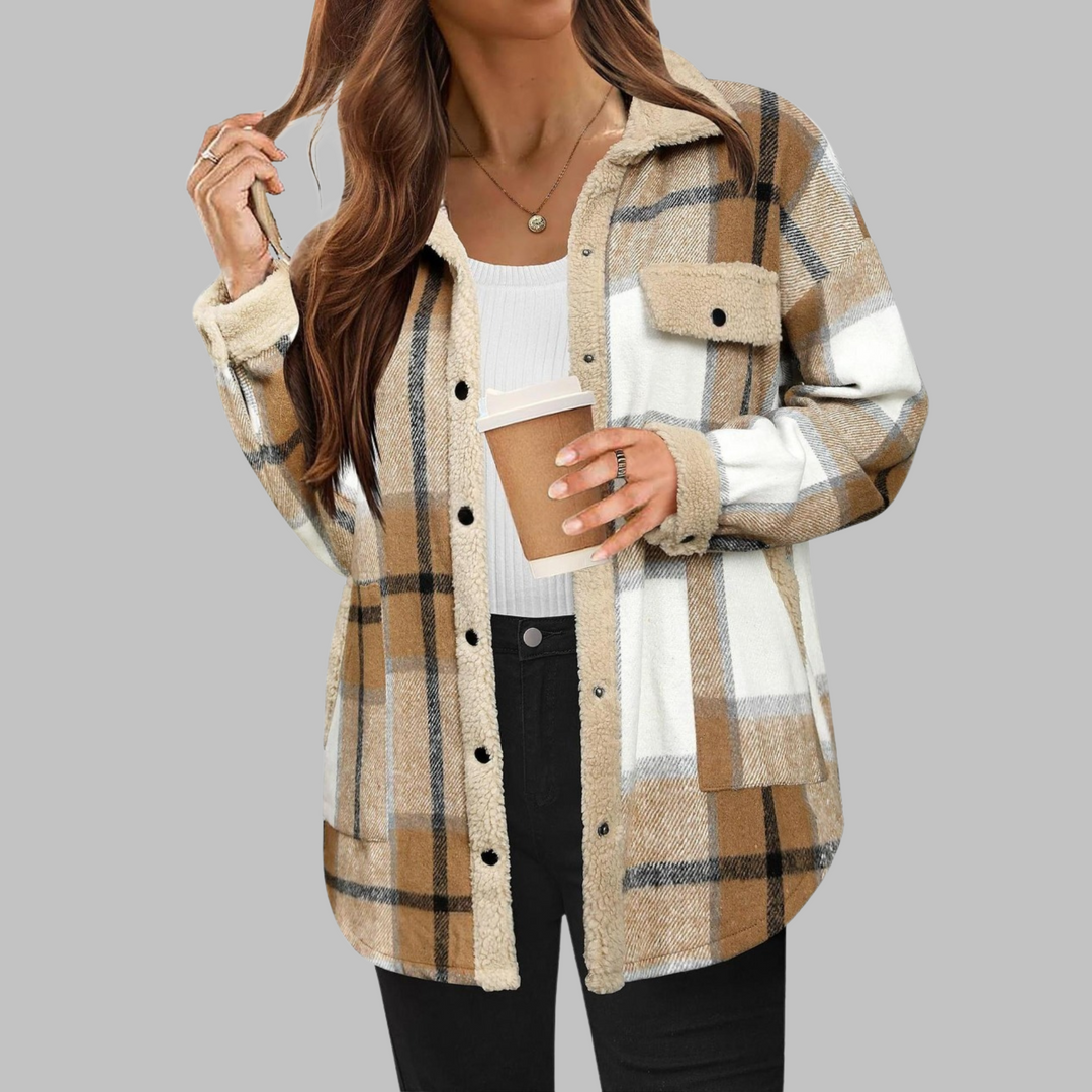 ZENY™ - Veste classique à manches longues boutonnée