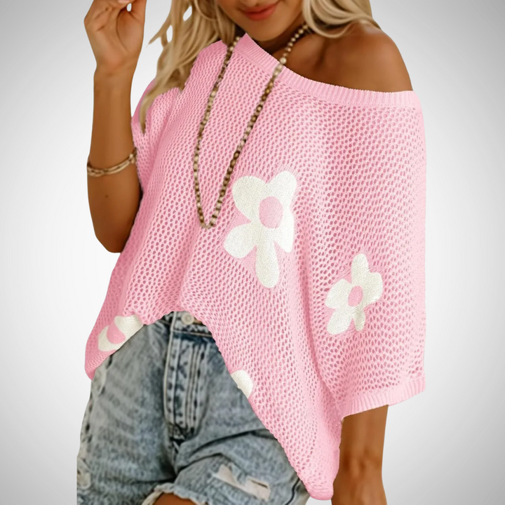 JINKY™ - Haut en crochet léger et élégant