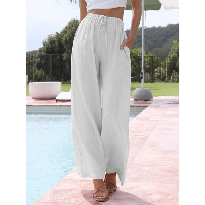 VIRENA™ – Pantalon d'été décontracté, léger et à jambes larges