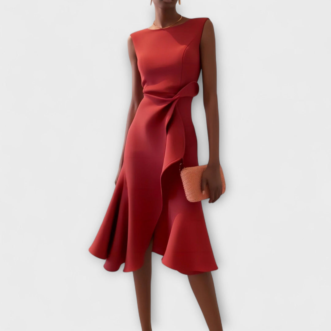 MARISSA™ – Robe portefeuille élégante sans manches