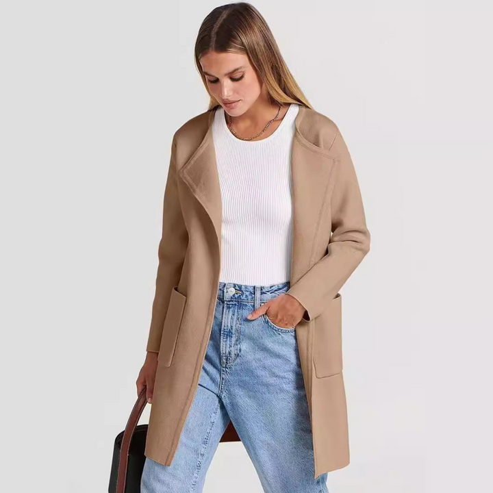 VALENCIA™ - Veste décontractée à manches longues et à devant ouvert