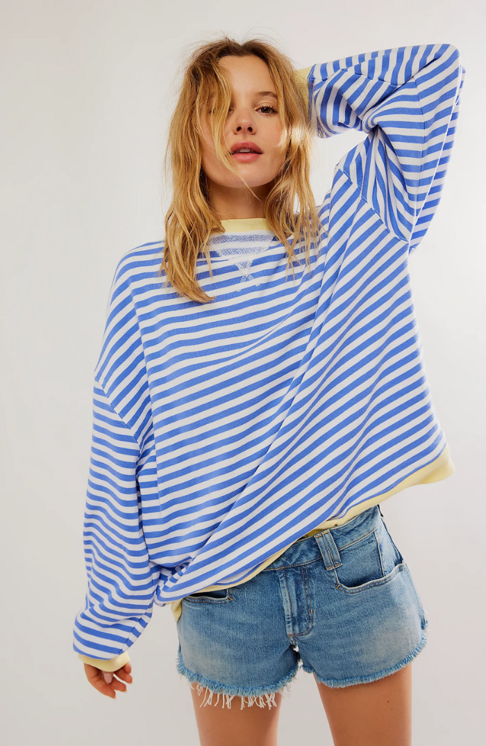 Ashley | Pull rayé ludique