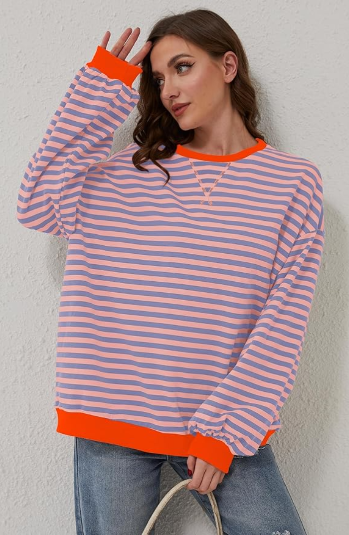 Ashley | Pull rayé ludique