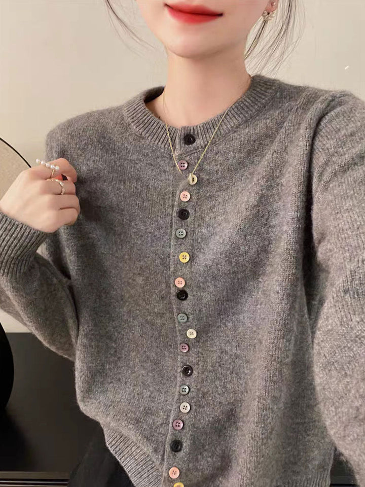 AALIYAH™ | Gilet élégant en maille boutonnée
