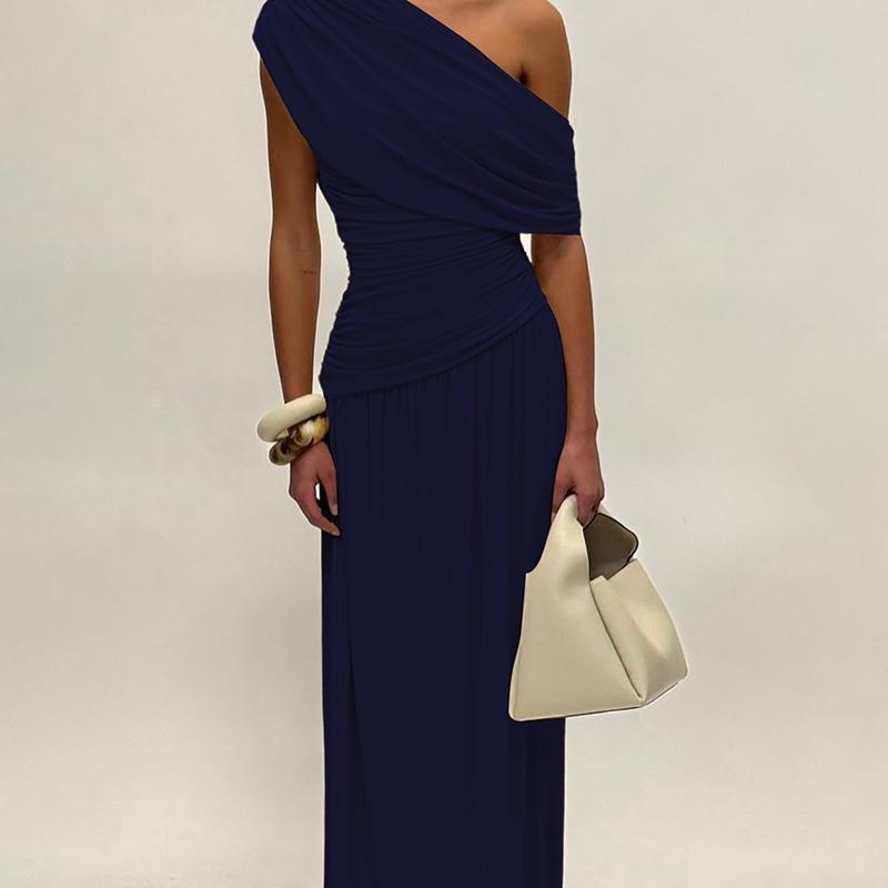 MANO™ - Élégante robe de soirée moulante asymétrique