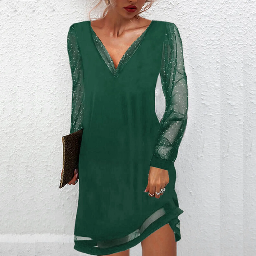 Robe à manches en dentelle LILA™