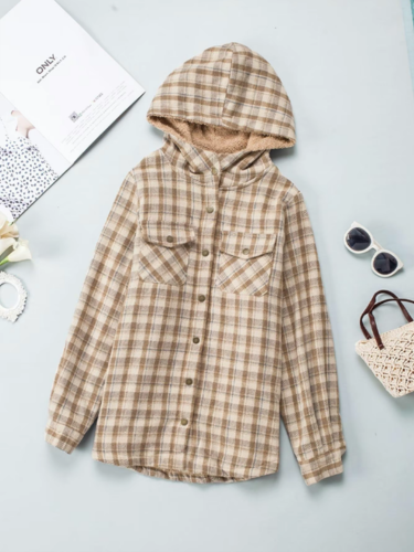 HANNAH™ - Veste à carreaux chic