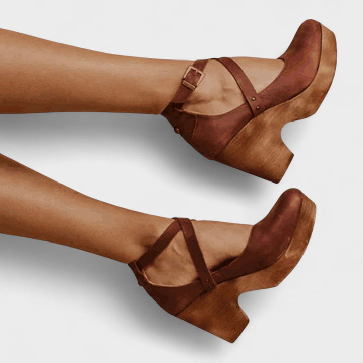 ELARU™ – Sandales compensées classiques et confortables