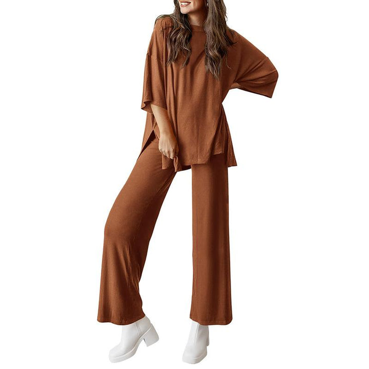 HARLOWI™ – Ensemble pull et jogging coupe décontractée pour tous les jours