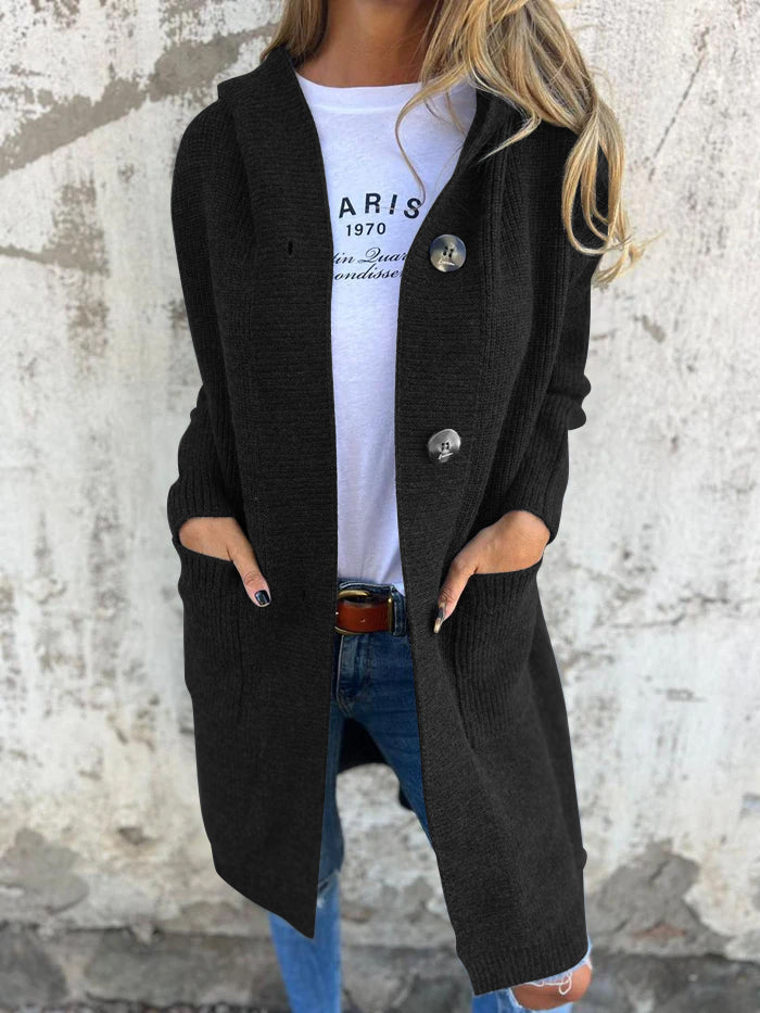 VERONICA™ - Gilet long en maille chic