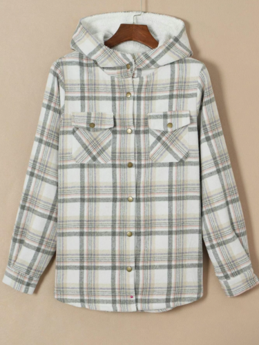 HANNAH™ - Veste à carreaux chic