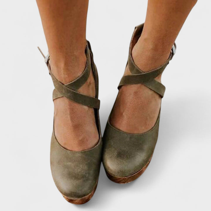 ELARU™ – Sandales compensées classiques et confortables