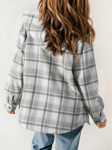 HANNAH™ - Veste à carreaux chic