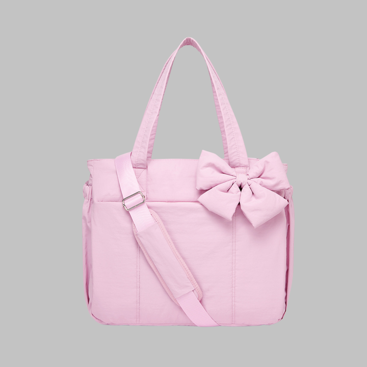 LEILANI™ - Sac à main bouffant chic avec nœud, compatible avec un ordinateur portable