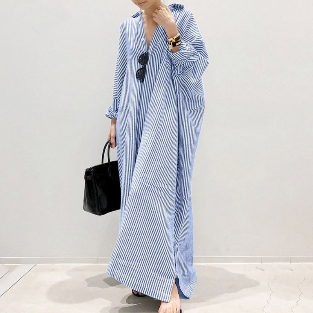 LINNAEA™ - Robe longue rayée de tous les jours