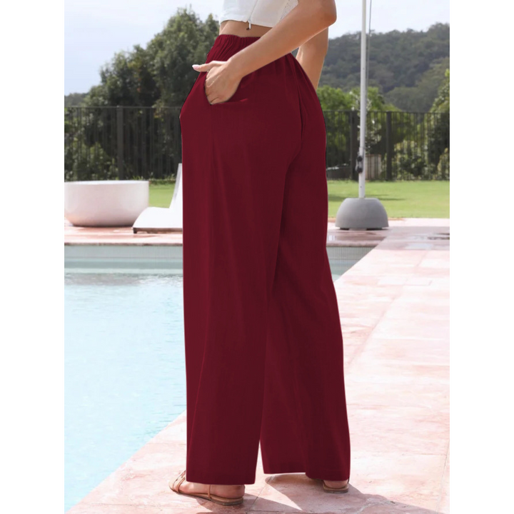 VIRENA™ – Pantalon d'été décontracté, léger et à jambes larges