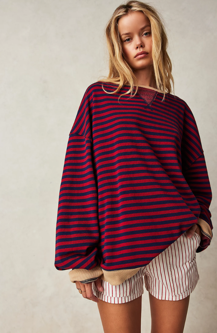 Ashley | Pull rayé ludique