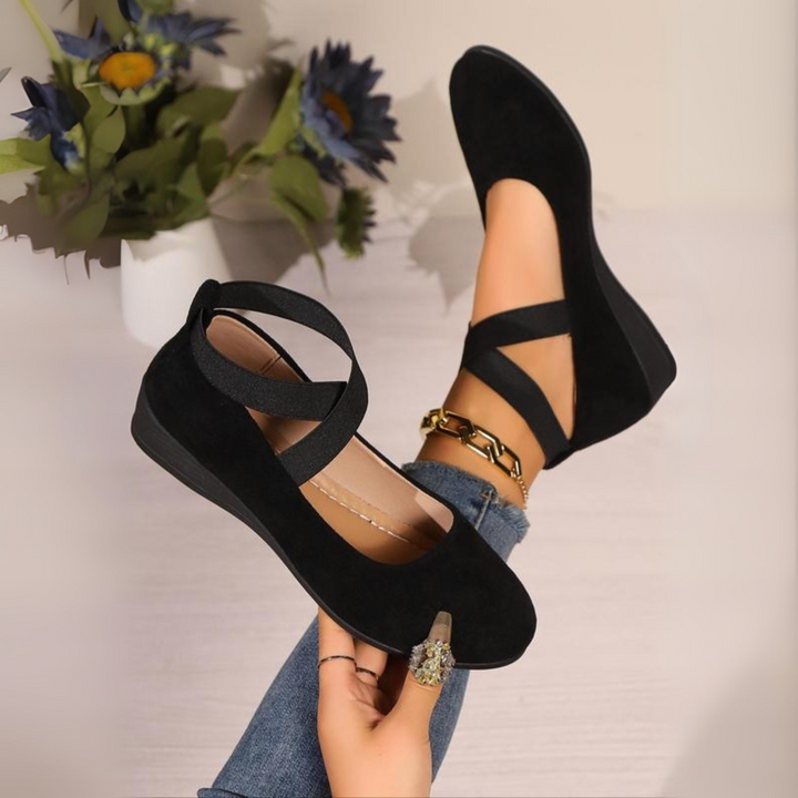 ANGEL™ - Chaussures compensées fermées et confortables à enfiler