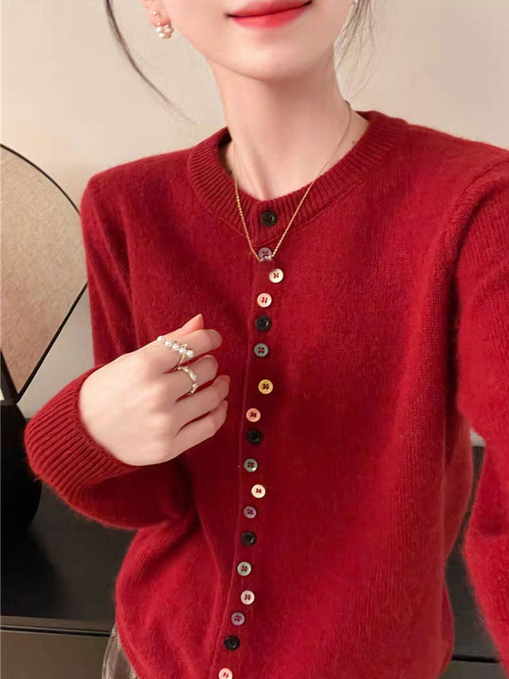 AALIYAH™ | Gilet élégant en maille boutonnée
